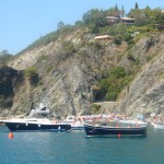 view of villa from the beach